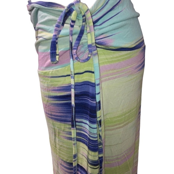 Dakini Women's XL Conv. Halter Dress/Skirt - Pur/Blu/Grn/Pnk - Picture 4 of 7